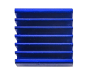 Preview: SMD-Kühlkörper eloxiert Blau 15mm x 14mm x 13mm - KK-BLUE-SHO