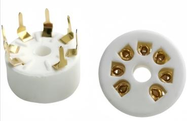 Tube Socket 7-pin print gold