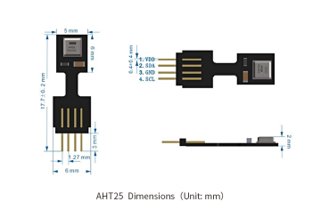 AHT25 Integrated temperature and humidity sensor