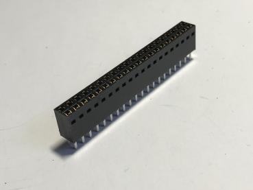 Female header 2x20 pin 8.5mm Au