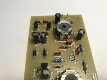 Circuit board for DCF77-Receiver with Signal level meter
