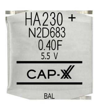 Dual Cell Supercapacitor - HA230F