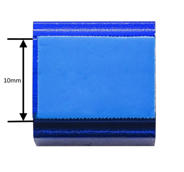 SMD-Kühlkörper eloxiert Blau 15mm x 14mm x 13mm - KK-BLUE-SHO