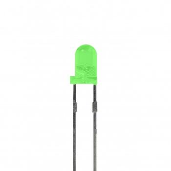 LED 3mm Diffused Green Round