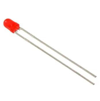 LED 3mm Diffused Red Round - Low Current, If - 2mA
