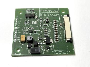 LCD VLGEM1277-01 Adapter Board +5V VCC